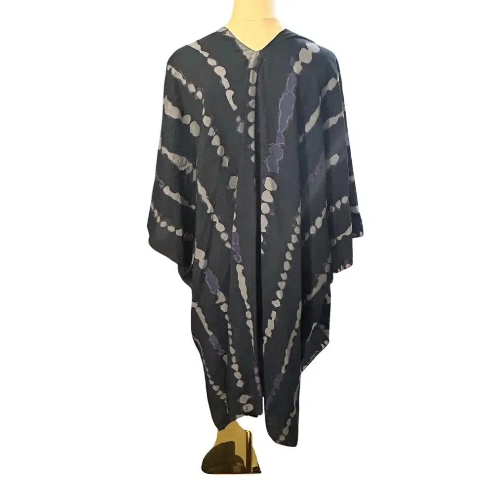Summer & Rose blue cover-up kimono travel Beachy pool vacation cruise cardigan
